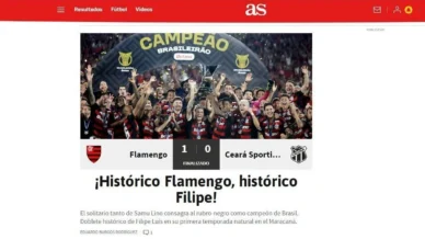 “Histórico”: imprensa internacional repercute título brasileiro do Flamengo