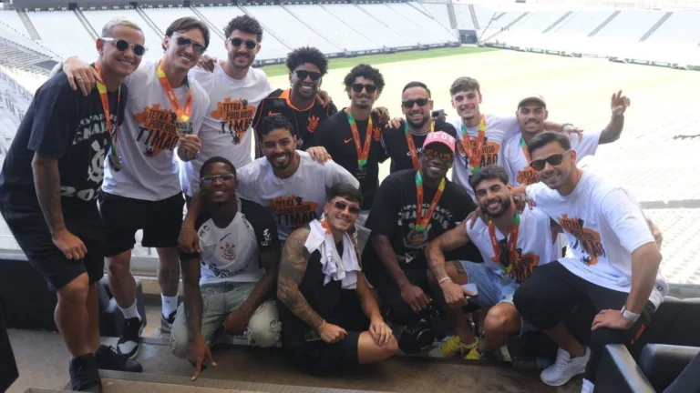 Corinthians comemora título da Copa do Brasil na Neo Química Arena