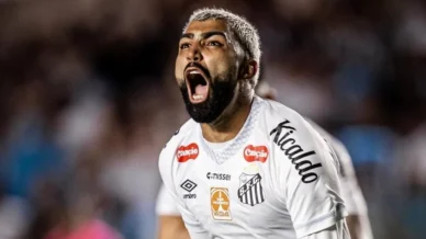Veja o gol de Gabigol, do Santos, contra o Corinthians no Paulistão