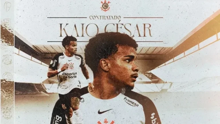 Kaio César é anunciado pelo Corinthians e pode estrear já na Supercopa