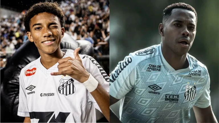 Robinho Jr. parabeniza pai: “Sua história é maior que esse momento”