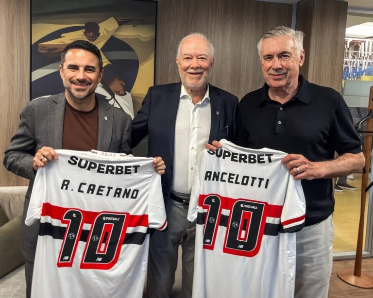 Presidente do São Paulo revela encontro com Carlo Ancelotti
