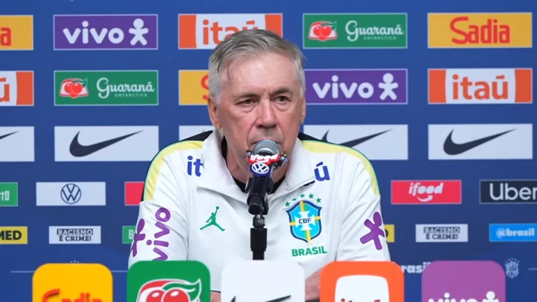 Ancelotti diz que tem time definido para estreia do Brasil na Copa