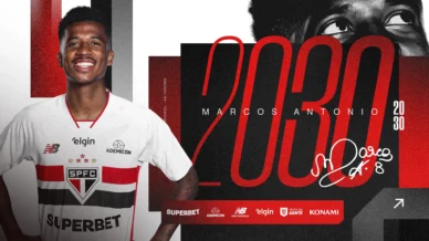 São Paulo anuncia renovação, e Marcos Antonio celebra: 