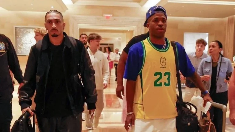 Vini Jr. e Raphinha se apresentam à Seleção Brasileira para Data Fifa; veja