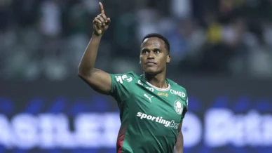 Jhon Arias faz golaço para o Palmeiras contra o Bahia; veja