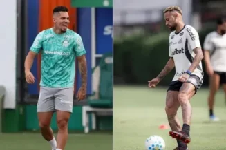 Com Paulinho e sem Neymar, Palmeiras e Santos se enfrentam pelo Brasileiro