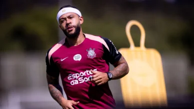 Corinthians: em transição física, Memphis vira dúvida para jogo com Peñarol