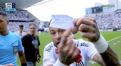 Santos aciona STJD e pede anulação de jogo com substituição de Neymar