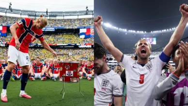 Remada viking x Wonderwall: uma torcida se despede da Copa do Mundo hoje