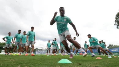 Arias volta aos treinos do Palmeiras após Copa do Mundo
