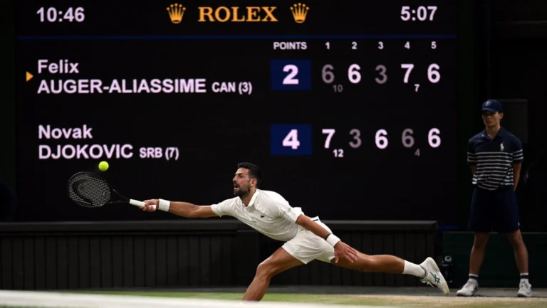 Comparado a Messi, Djokovic brinca: “Queria jogar só 90 minutos, como ele”