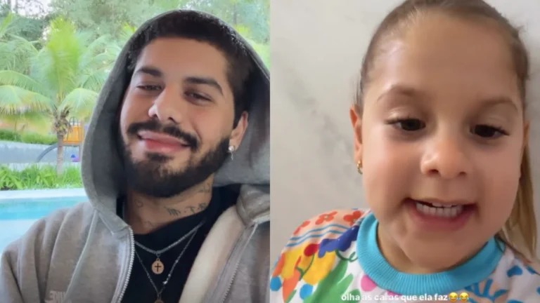 Zé Felipe diverte fãs ao publicar vídeo de Maria Flor imitando Virginia