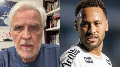 Neymar provoca Sormani após desafio do jornalista e dispara: “Velho bundão”