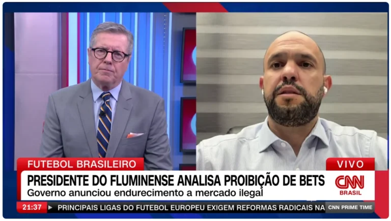 Veja entrevista exclusiva com o presidente do Fluminense sobre fim das bets