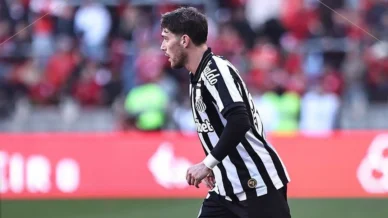 Rollheiser é cortado do Santos por virose 13 dias após primeiro desfalque