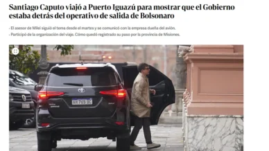 Assessor de Milei ajudou a organizar fuga de Flávio Bolsonaro, diz jornal